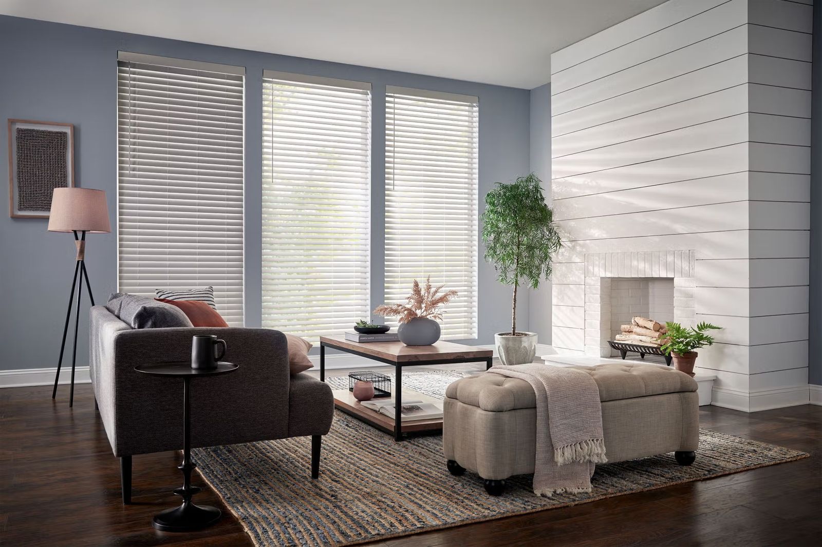 faux wood gray